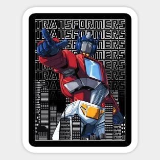 Optimus Prime Transformers Sticker